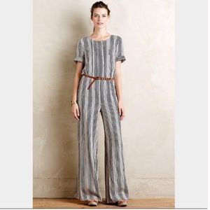 NWOT Anthropologie Harlyn jumpsuit Sz L